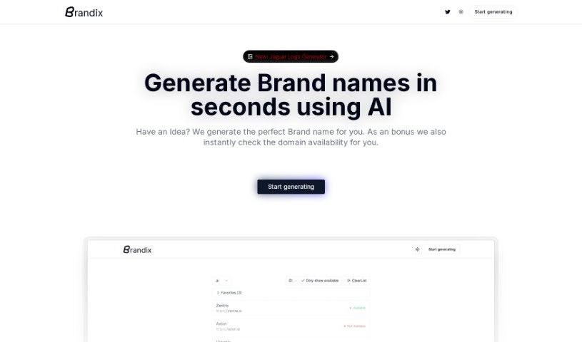 Screenshot of Brandix