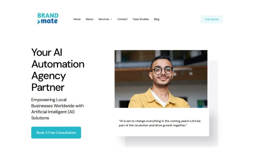 Screenshot of Brandmate AI