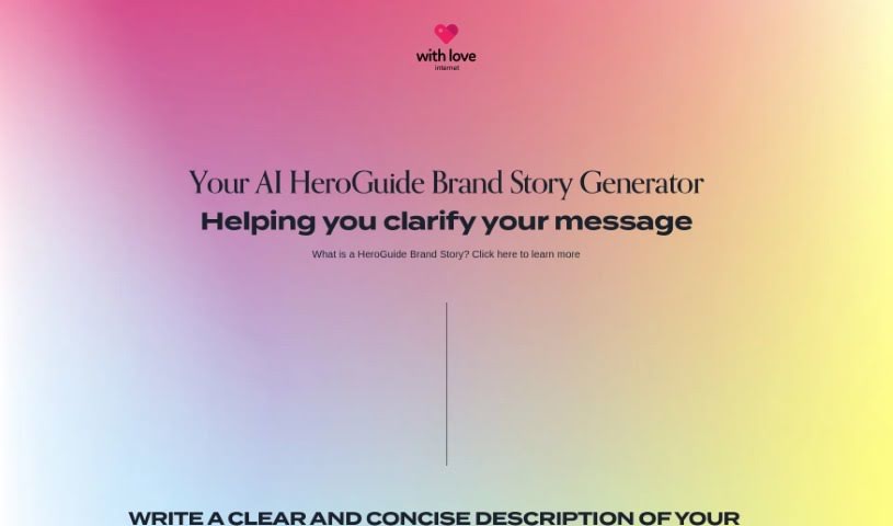 Screenshot of Brandscript Generator