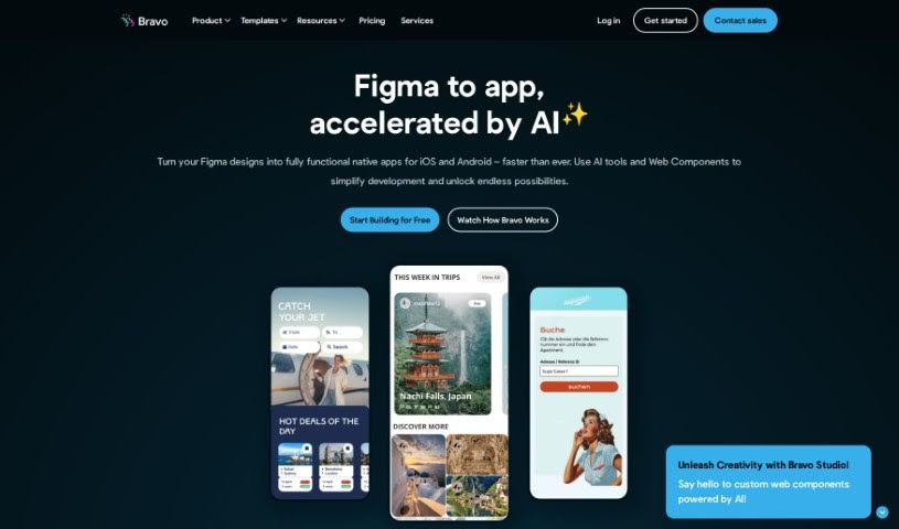 Screenshot of Bravostudio