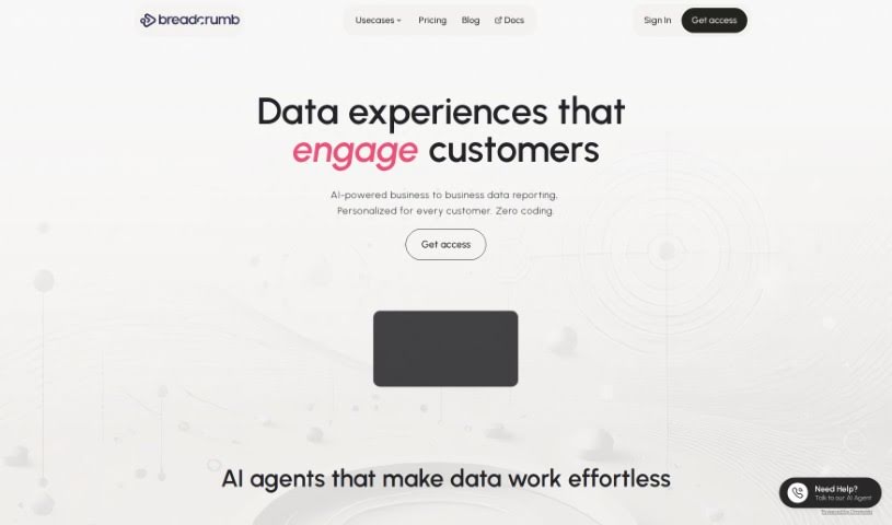 Screenshot of Breadcrumb