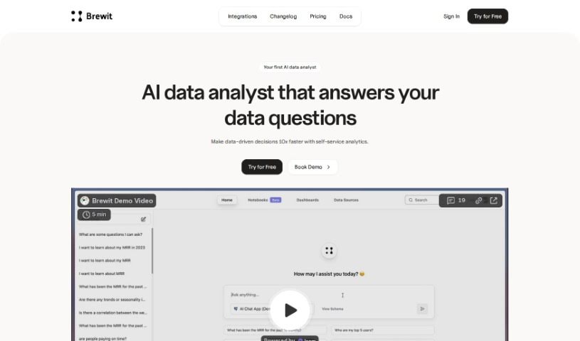 Screenshot of Brewit