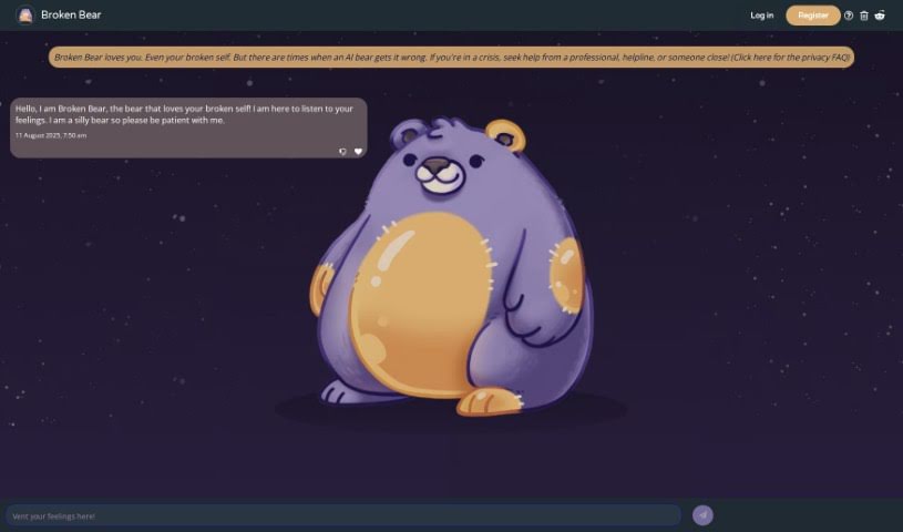 Screenshot of Broken Bear