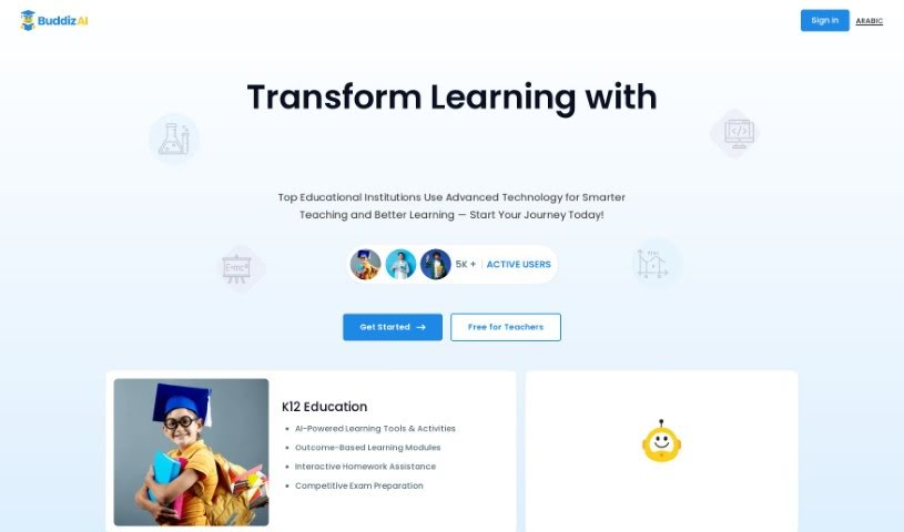 Screenshot of Buddiz