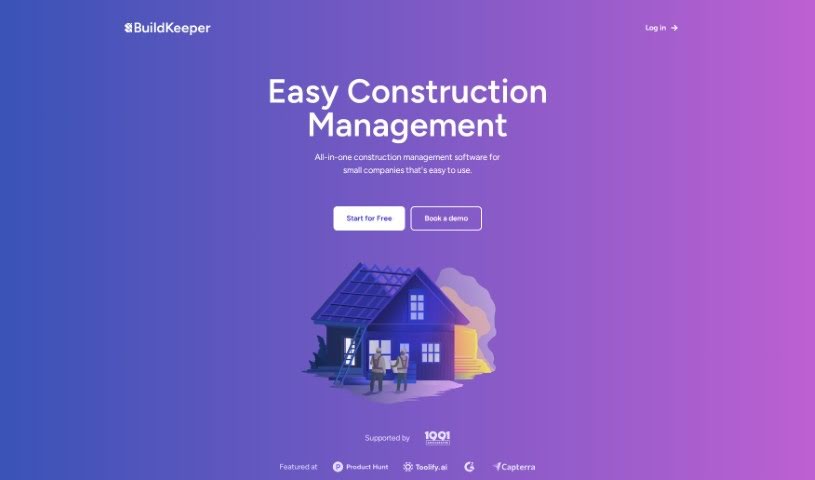 Screenshot of BuildKeeper