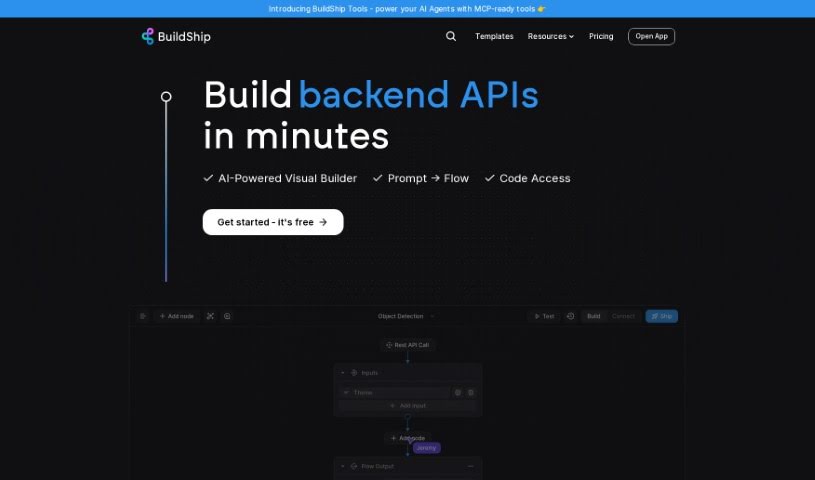 Screenshot of BuildShip