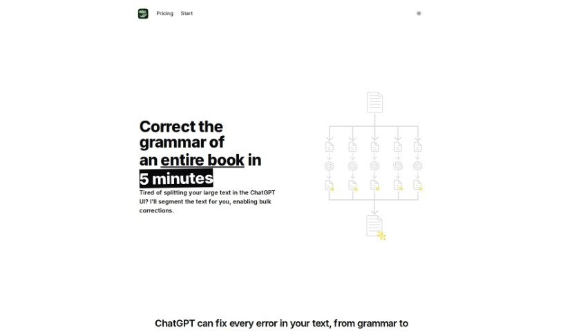 Screenshot of BulkCorrector