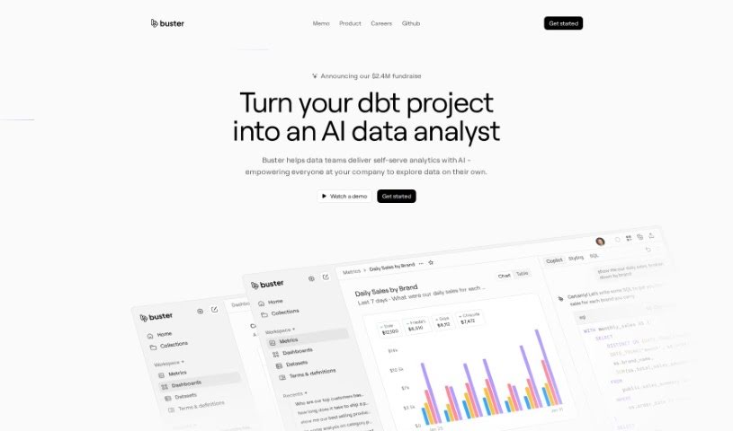 Screenshot of Buster.so