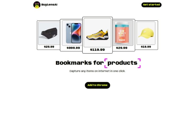 Screenshot of BuyLensAI