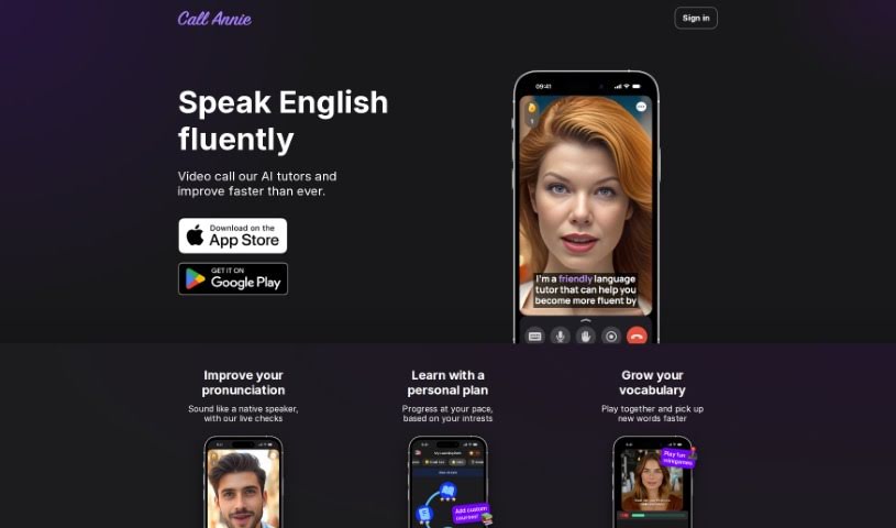 Screenshot of Call Annie