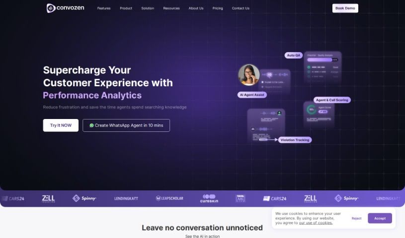 Screenshot of Callzen