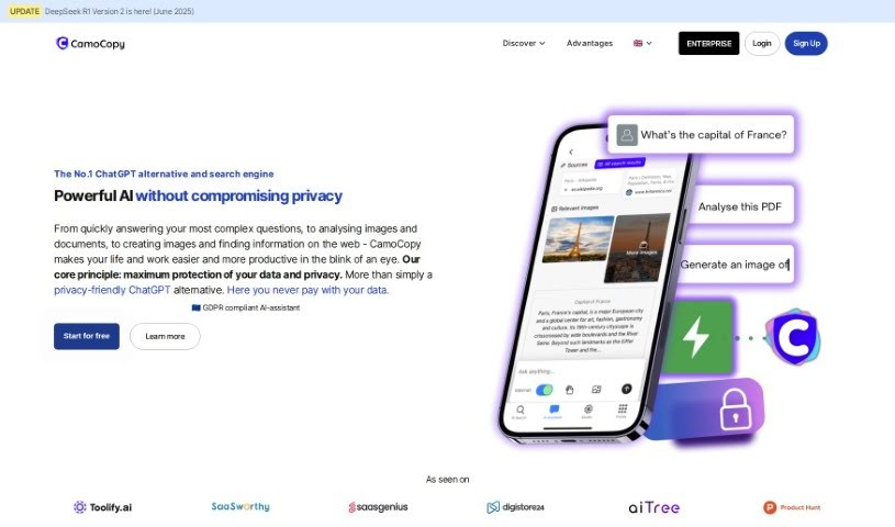 Screenshot of CamoCopy