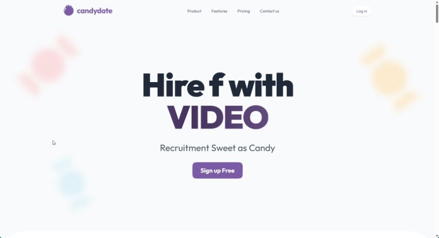 Screenshot of Candydate