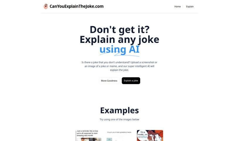 Screenshot of Canyouexplainthejoke