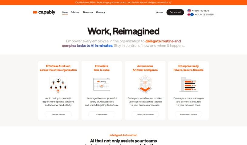 Screenshot of Capably