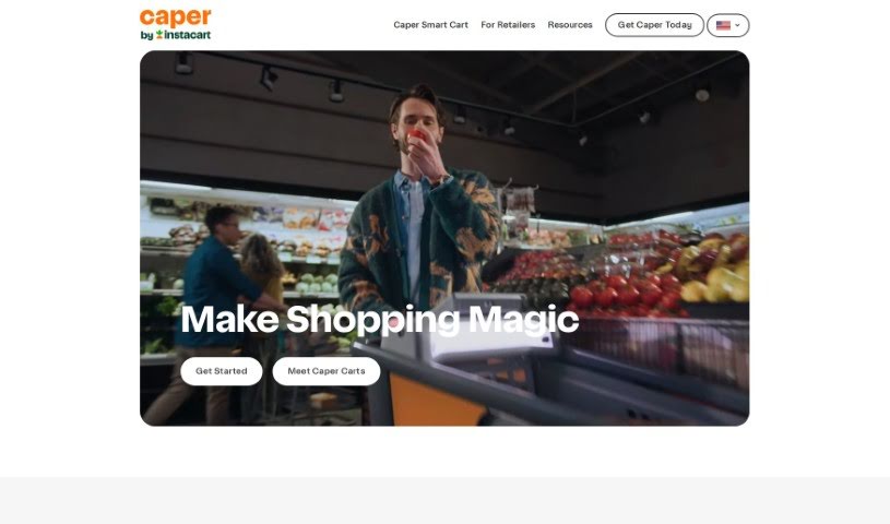 Screenshot of Caper Cart