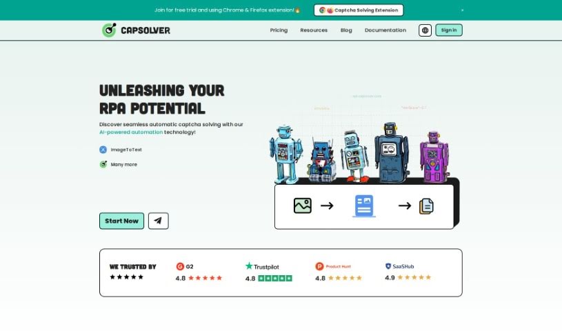 Screenshot of CapSolver