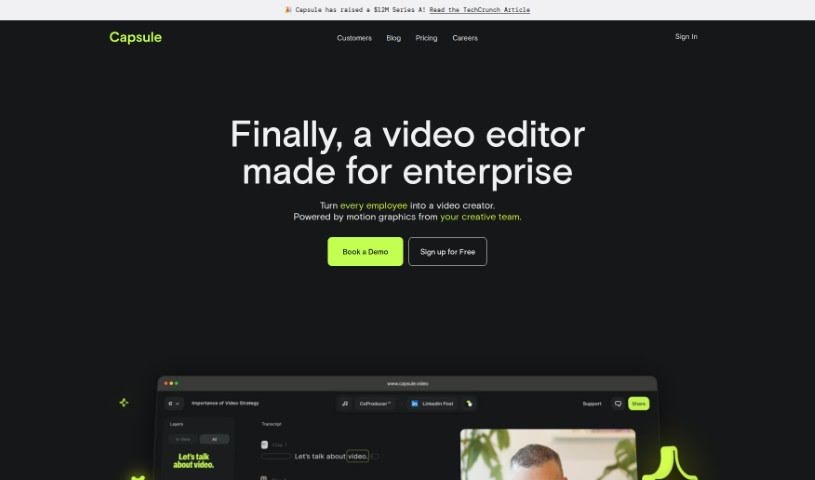 Screenshot of Capsule