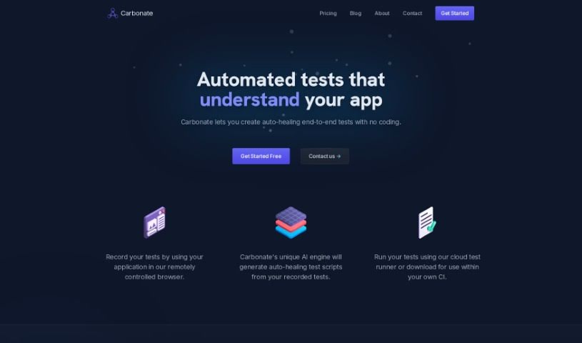 Screenshot of Carbonate
