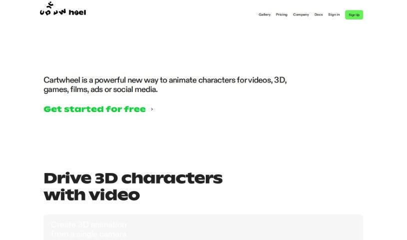 Screenshot of Cartwheel