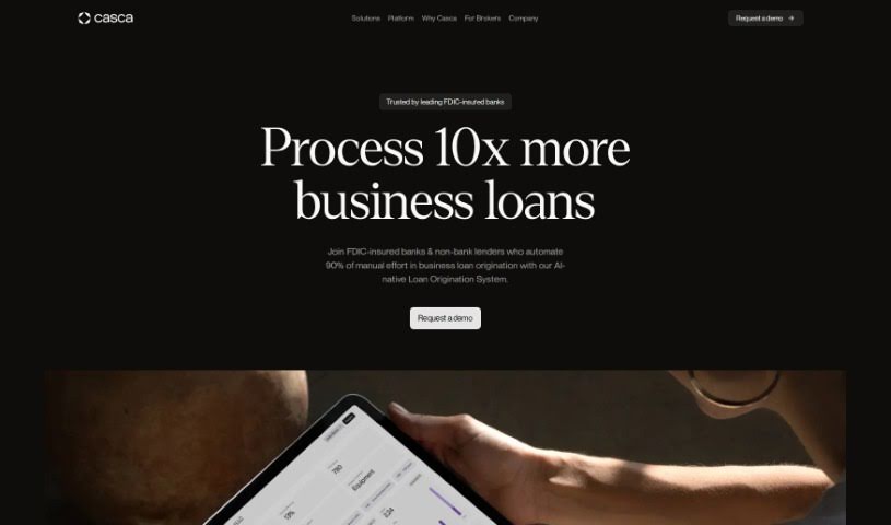 Screenshot of Cascading AI