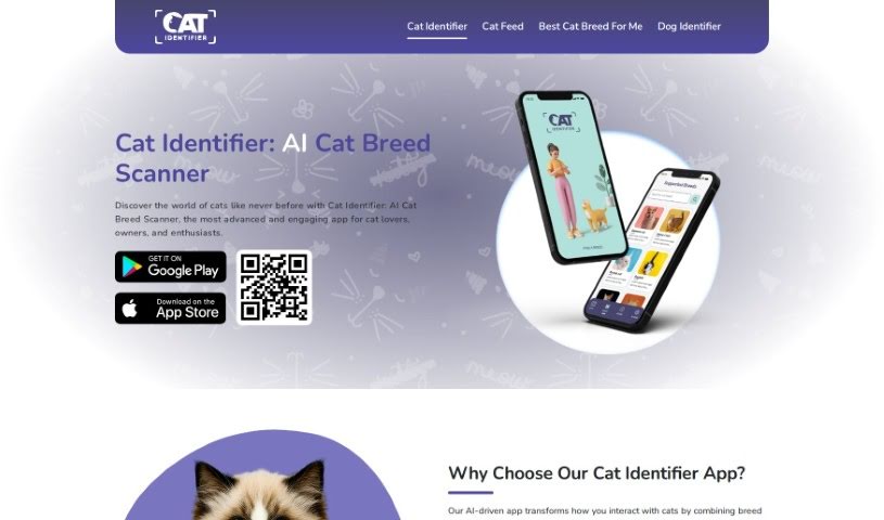 Screenshot of Cat Identifier