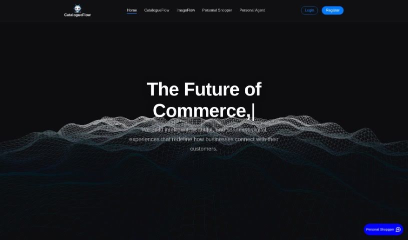 Screenshot of Catalogue Flow