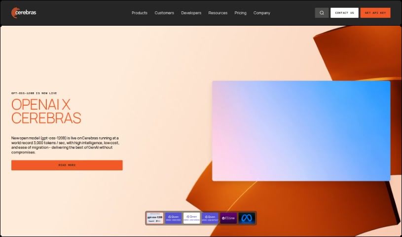 Screenshot of Cerebras-GPT