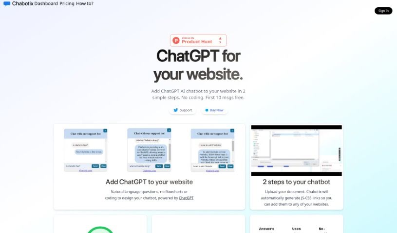 Screenshot of Chabotix