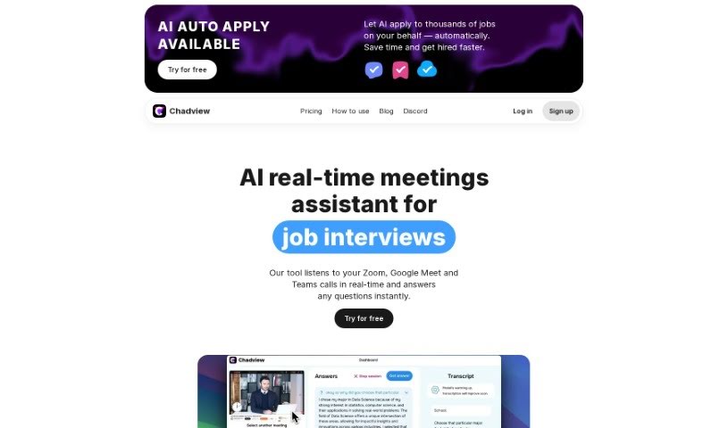 Screenshot of Chadview