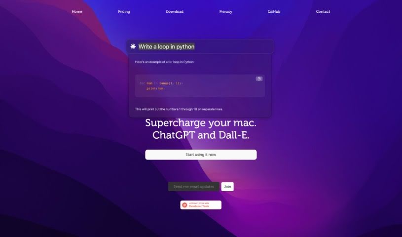 Screenshot of Chaibar.ai