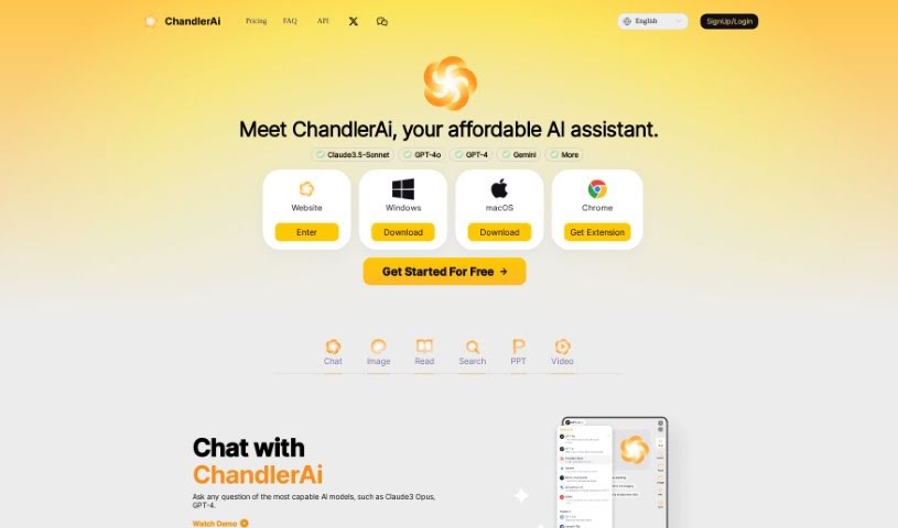 Screenshot of Chandlerai