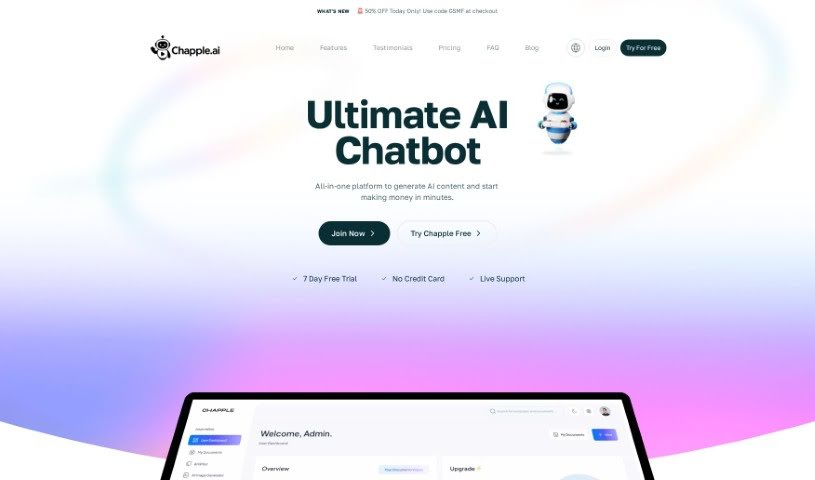 Screenshot of Chapple AI