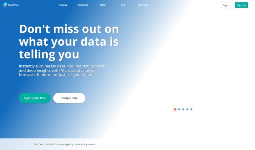 Screenshot of Chartpixel