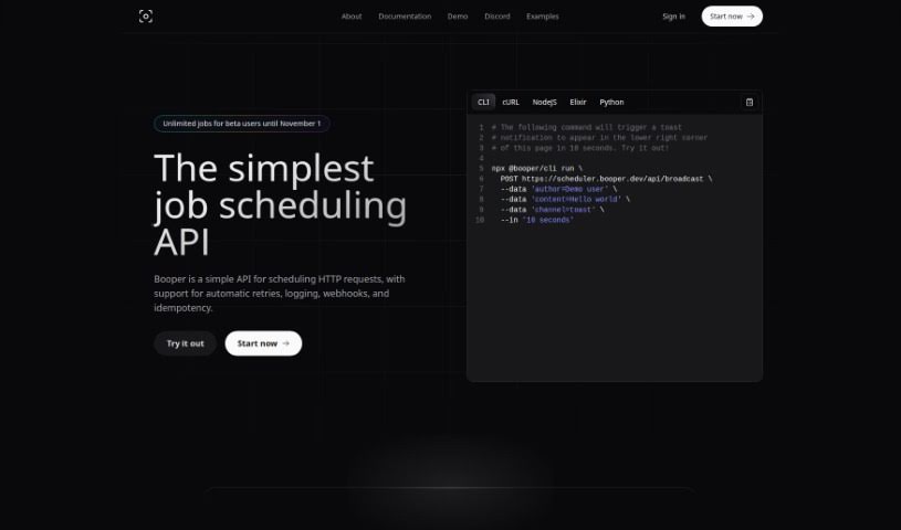 Screenshot of Chat Booper