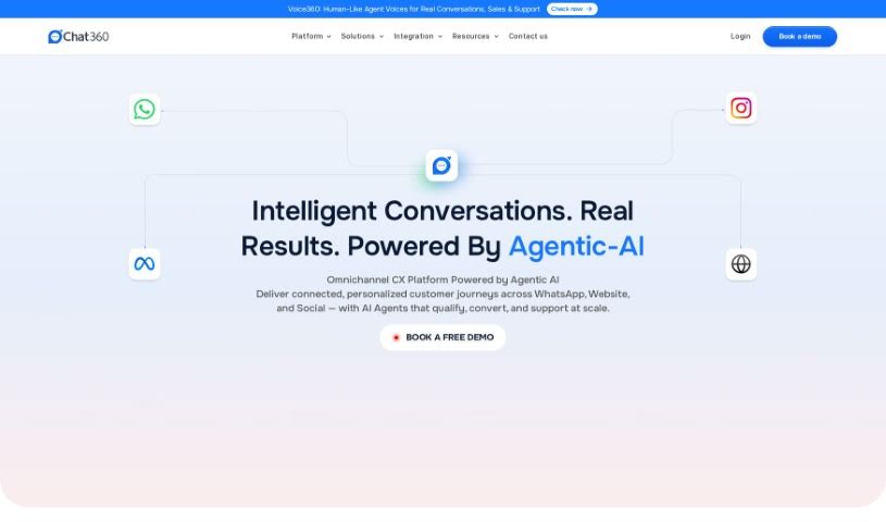 Screenshot of Chat360