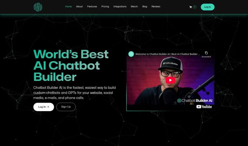 Screenshot of Chatbot Builder AI