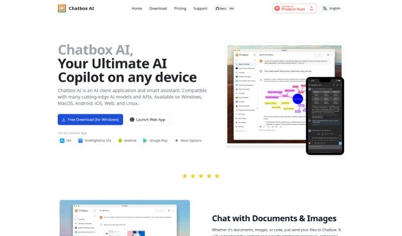 Screenshot of Chatbox