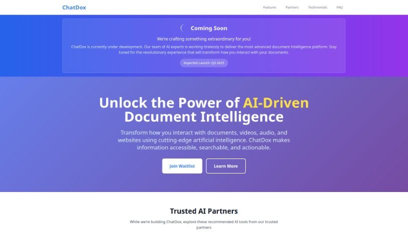 Screenshot of Chatdox