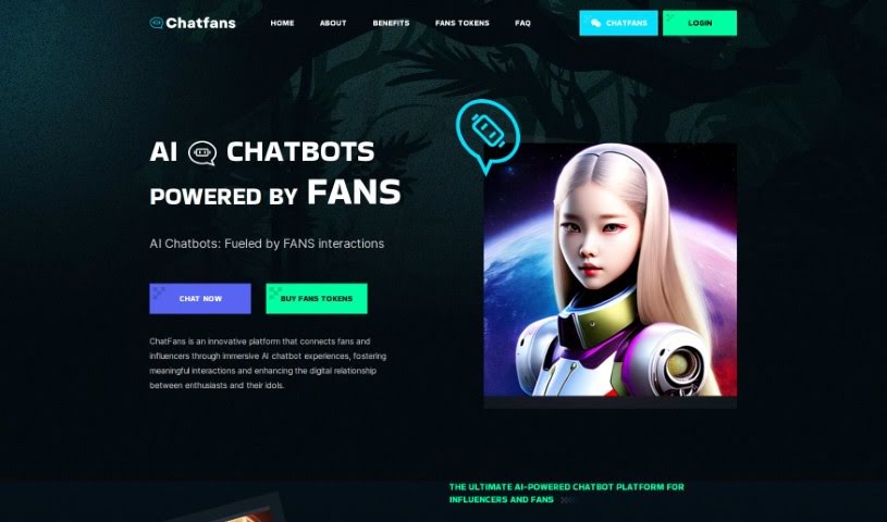 Screenshot of ChatFans
