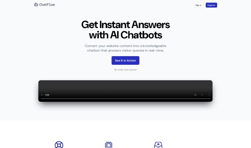 Screenshot of Chatflow