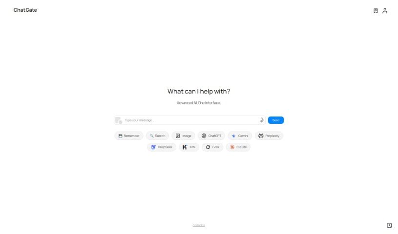 Screenshot of ChatGate AI