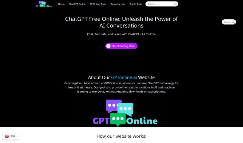 Screenshot of Chatgpt Online
