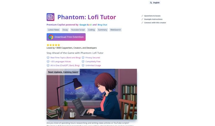 Screenshot of ChatGPT Phantom