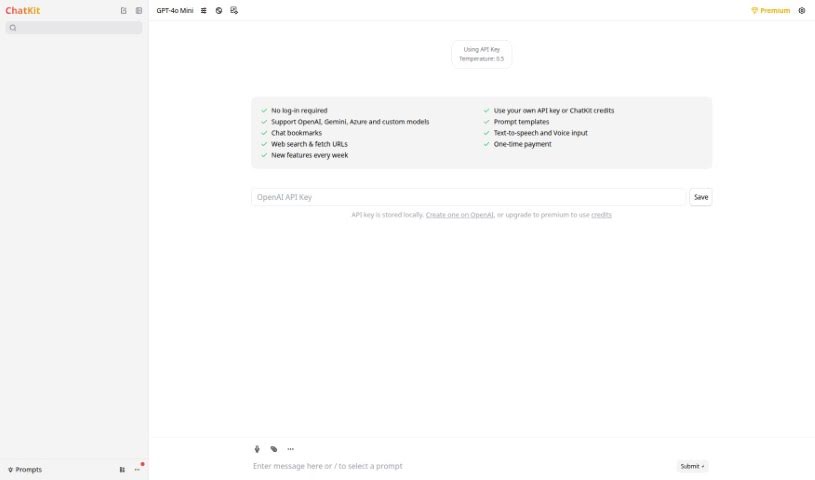 Screenshot of ChatKit
