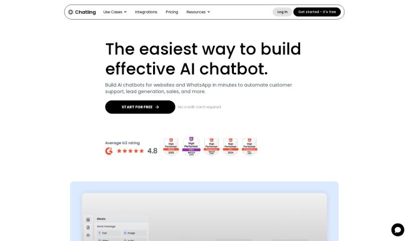 Screenshot of Chatling