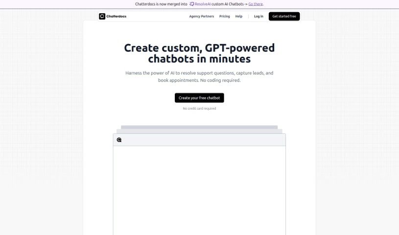 Screenshot of Chatterdocs