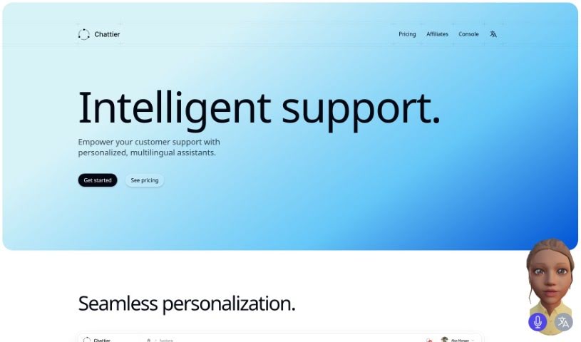 Screenshot of Chattier