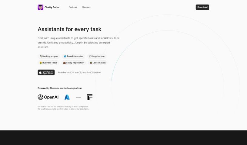 Screenshot of Chatty Butler