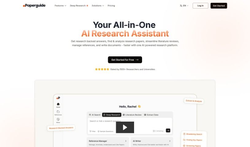 Screenshot of ChatwithPDFai